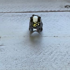 🛑SOLD🛑Silpada Olivine Stone Sterling Silver Ring